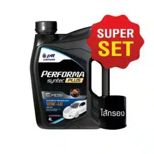 น้ำมันเครื่อง PTT PERFORMA Syntec PLUS 10W-40 (กึ่งสังเคราะห์ เบนซิน 4 ลิตร)