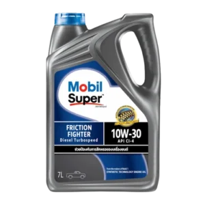 น้ำมันเครื่อง MOBIL SUPER Friction Fighter Diesel Turbospeed 10W-30 (กึ่งสังเคราะห์ ดีเซล 7 ลิตร)